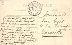 CPA Folklore Saint Jean d'Arves Costumes de la Savoie Cheval TOP