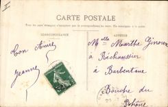 CPA Fantaisie Telephone Femme