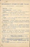 CPA Carte geographique Chocolaterie d'Aiguebelle Indre et Loire