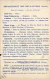 CPA Carte geographique Chocolaterie d'Aiguebelle Deux Sevres