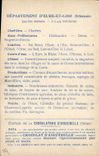 CPA Carte geographique Chocolaterie d'Aiguebelle Eure et Loir