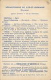 CPA Carte geographique Chocolaterie d'Aiguebelle Lot et Garonne