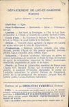 CPA Carte geographique Chocolaterie d'Aiguebelle Lot et Garonne