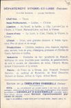CPA Carte geographique Chocolaterie d'Aiguebelle Indre et Loire