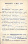CPA Carte geographique Chocolaterie d'Aiguebelle Cher