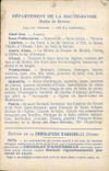 CPA Carte geographique Chocolaterie d'Aiguebelle Haute Savoie Annecy