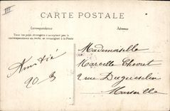 CPA Folklore L'appel au passeur 