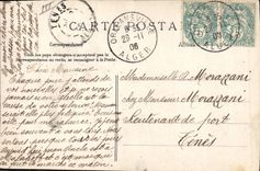 CPA Folklore Le retour du troupeau