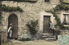 CPA Folklore L'indiscret 