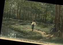 CPA Folklore Un moment d'emotion Peche Pecheur 