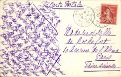 VINTAGE POSTCARD Folklore Cows