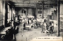 VINTAGE POSTCARD Colony of Mettray blacksmiths