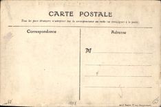 POSTAL París de la VENDIMIA los décimo octavos casa verde calle Marcadet niños del 27 de junio de 1915