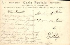 VINTAGE POSTCARD popular Hotel men Street of Charonne Paris Room of the wash-hand basins