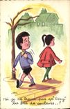 CPA Humour Enfants