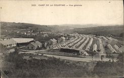 VINTAGE POSTCARD Militaria Camp of Courtine View
