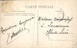CPA Militaria Camp de la Courtine Vue generale