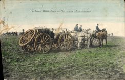CPA Militaria Manoeuvres 