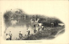 CPA Militaria La lessive du cantonnement