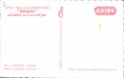 POSTAL MODERNA cine Annette Vadim