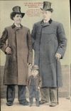 CPA Foklore Geant Freres Hugo Adrien 