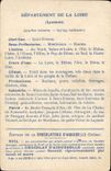 CPA Cartes Geographiques Chocolaterie d'Aiguebelle Loire St Etienne
