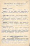 CPA Cartes Geographiques Chocolaterie d'Aiguebelle Loiret Sully sur Loire