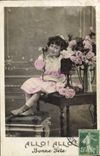 CPA Fantaisie Telephone Enfant