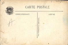 VINTAGE POSTCARD Telephone In a trench of first line the post of Militaria telephone operators