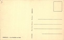 Barcos de pesca al bacalado del barco de Burdeos de la POSTAL de la VENDIMIA en caminos