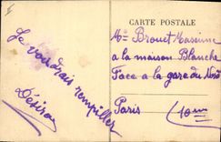 Barco Crotoy de la POSTAL de la VENDIMIA las salidas pasadas para el pecado