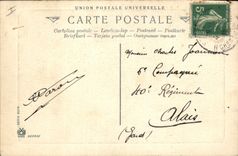 Barco de la POSTAL de la VENDIMIA la vuelta del pecado