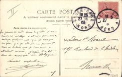 VINTAGE POSTCARD Bateau Calais Paquebot of Dover has Calais