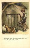 CPA Fantaisie Illustrateur Poulbot 