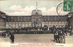 CPA Saint Maurice Asile national des convalescents Pavillon central Chapelle et refectoires Bibliotheque Salles de jeux 