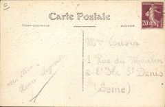 VINTAGE POSTCARD Children Holiday camp of Mesnuls close Montfort Amaury Housing of a family of campers TOP