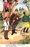 CPA Fantaisie Humour Chasse Chasseur Ca devait lui arriver