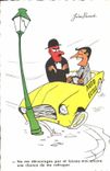 CPA Fantaisie Humour Automobile Auto Ecole