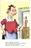 CPA Fantaisie Humour Concierge