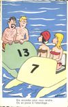 CPA Fantaisie Humour Pedalo
