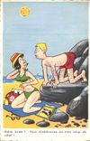 CPA Fantaisie Humour Plage