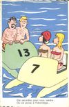 CPA Fantaisie Humour Pedalo
