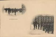 POSTAL Militaria de la VENDIMIA el generalissime el inspector general