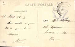 CPA Militaria Colonne de Marrakech Artillerie de montagne 