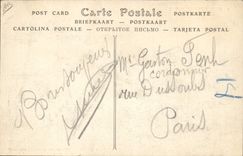 CPA Militaria Grandes manoeuvres d'automne Section d'infanterie defendant une route a l'entree d'un village 