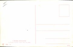 VINTAGE POSTCARD Militaria Armed German the imperial prince heir with his guard