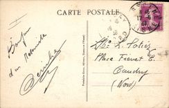 CPA Militaria Camp de Sissonne Manoeuvre d'infanterie 