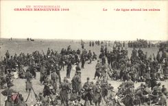 CPA Militaria Bourbonnais Grandes manoeuvres 1909 