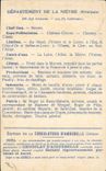 CPA Carte Geographique Chocolaterie d'Aiguebelle Departement Nievre Nevers