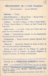 CPA Carte Geographique Chocolaterie d'Aiguebelle Departement Aube Troyes